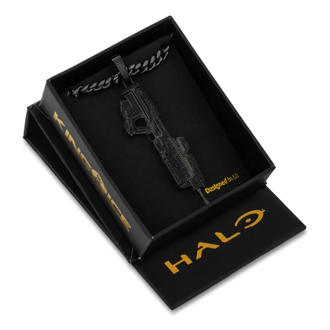 Halo x King Ice - MA5C Assault Rifle Necklace
