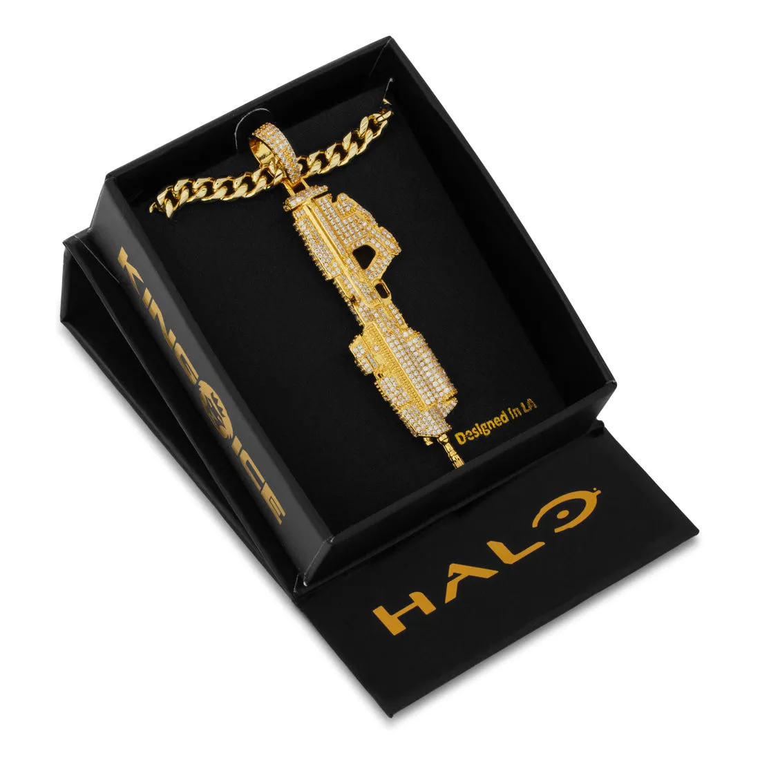 Halo x King Ice - MA5C Assault Rifle Necklace
