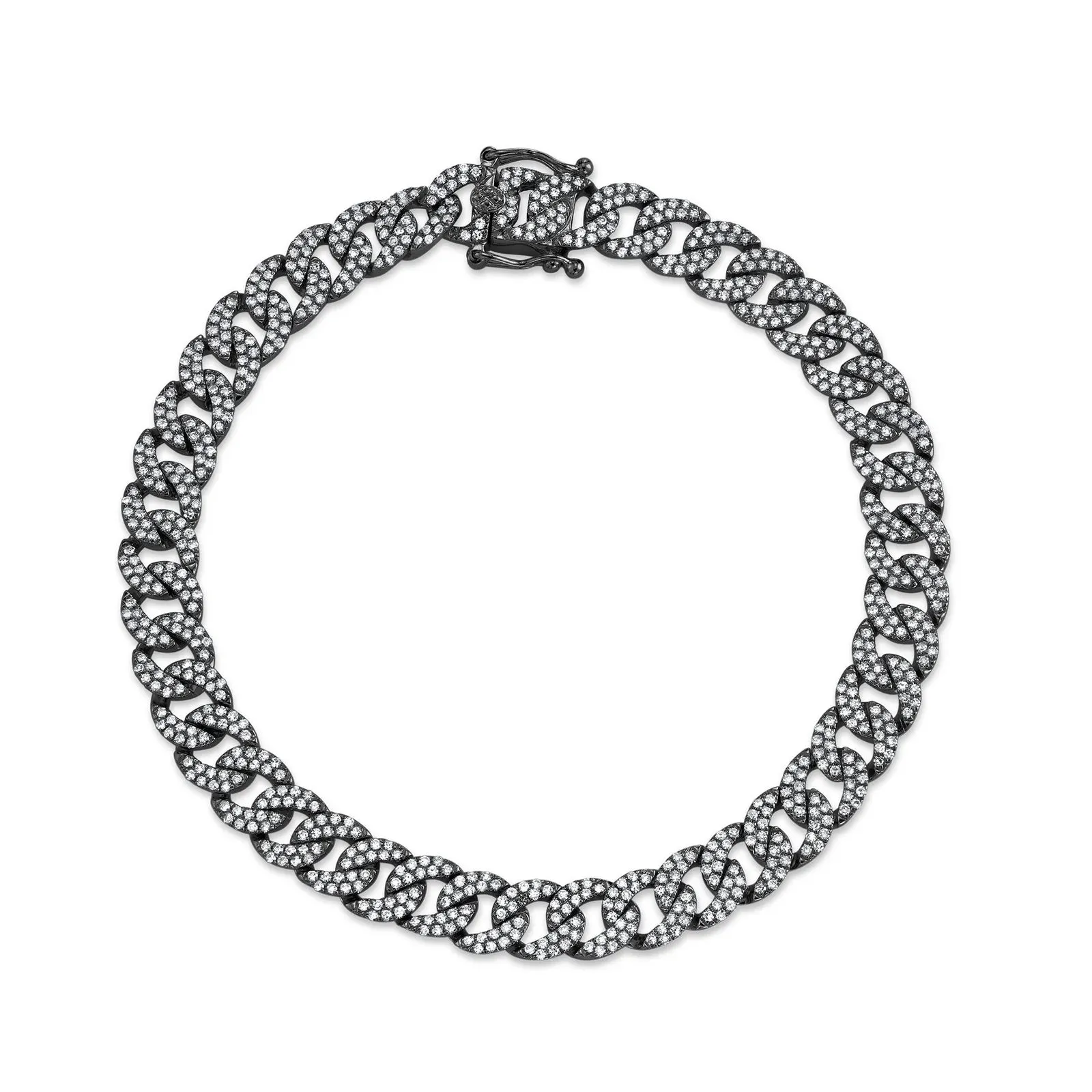 Havana Diamond Pavé Link Bracelet