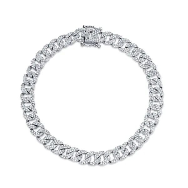 Havana Diamond Pavé Link Bracelet