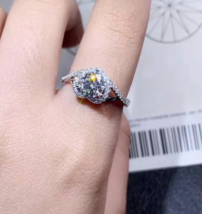 Heart Ring | Womens Heart Ring | Engagement Ring | Heart Shape Ring | Ring for Girlfriend | Love Ring | Halo ring | Diamond Heart Ring