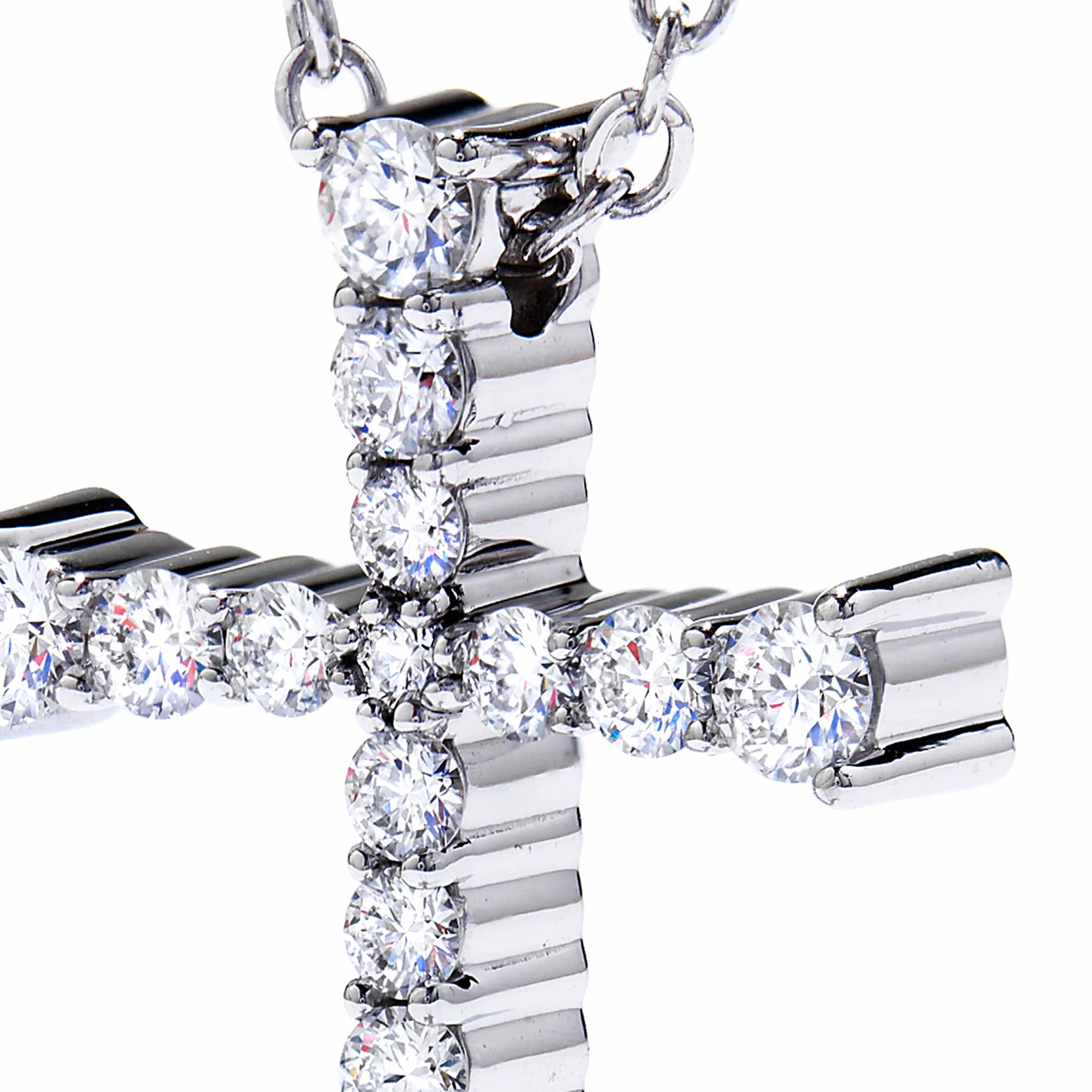 Hearts on Fire - Divine Journey Cross Pendant
