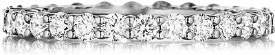 Henri Daussi Common Prong Diamond Band