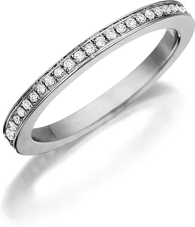 Henri Daussi Pave Diamond Band