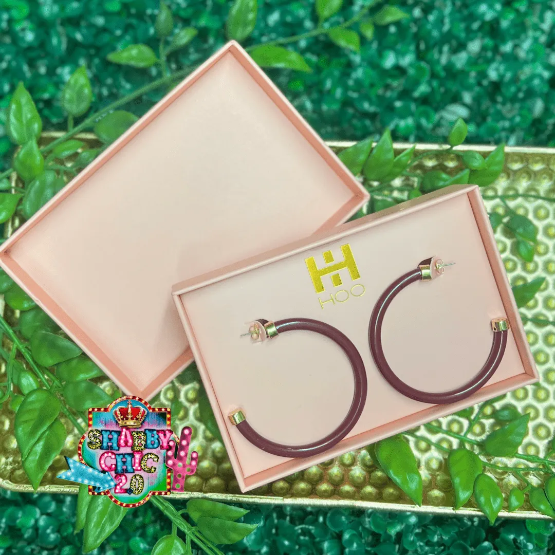 Hoo Hoops Earrings