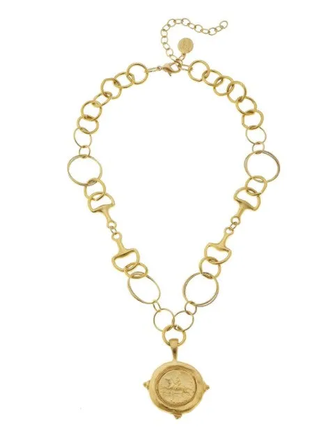 Horse Bit Equestrian Necklace