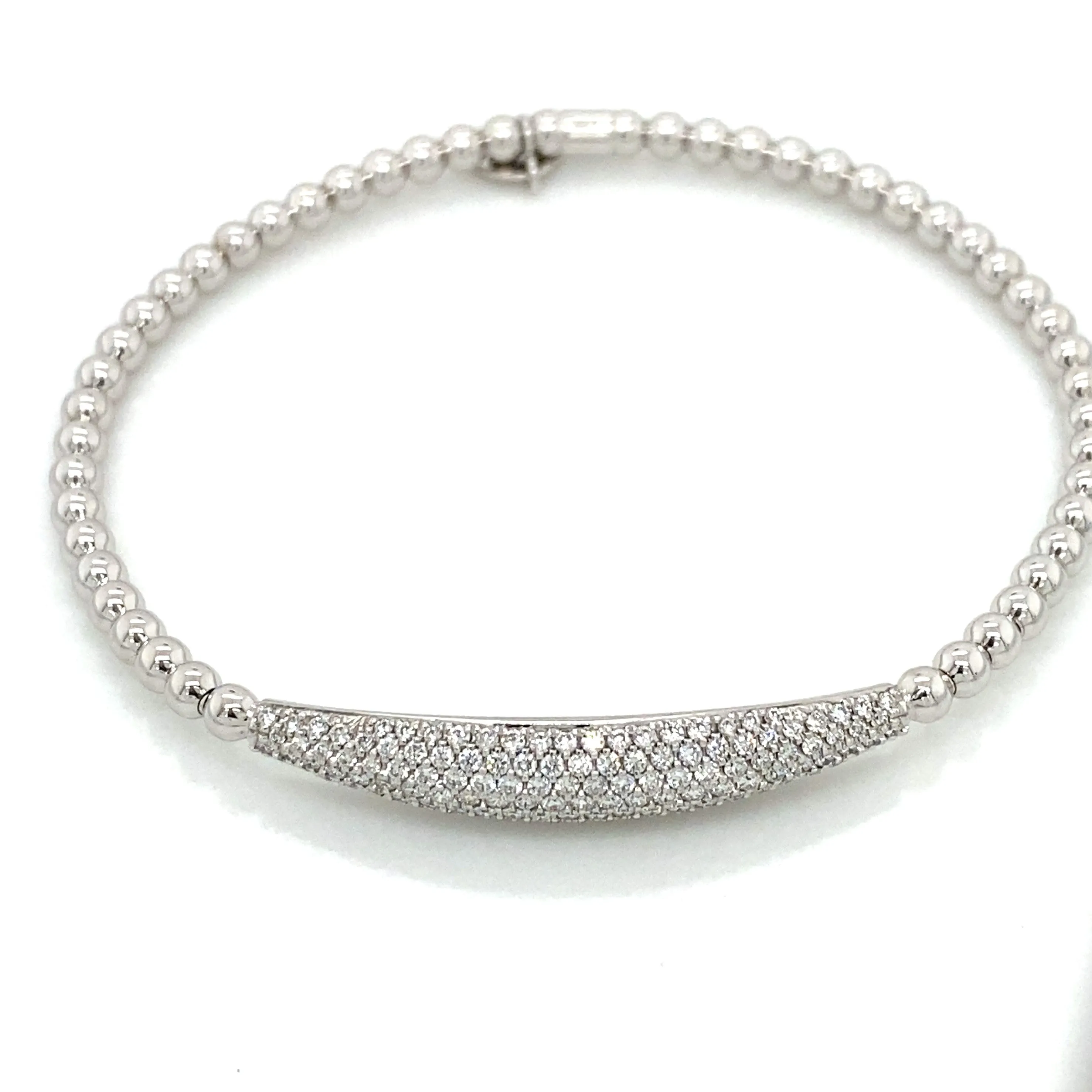Hulchi Belluni Stretch Bracelet with Diamonds