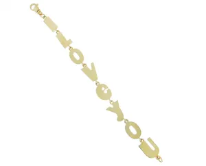I LOVE YOU bracelet