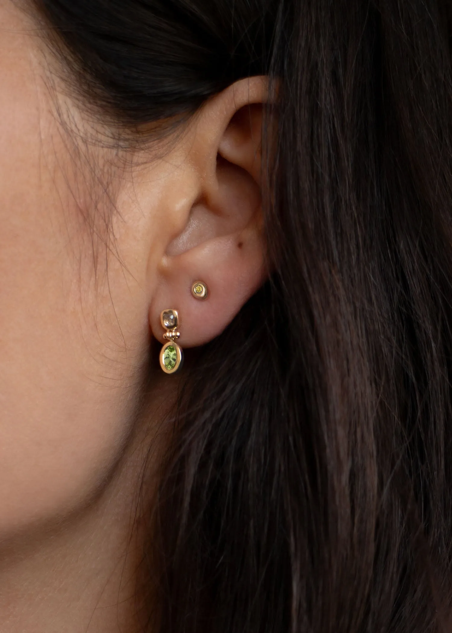 In Stock | Yellow Sapphire Mini Pebble Studs