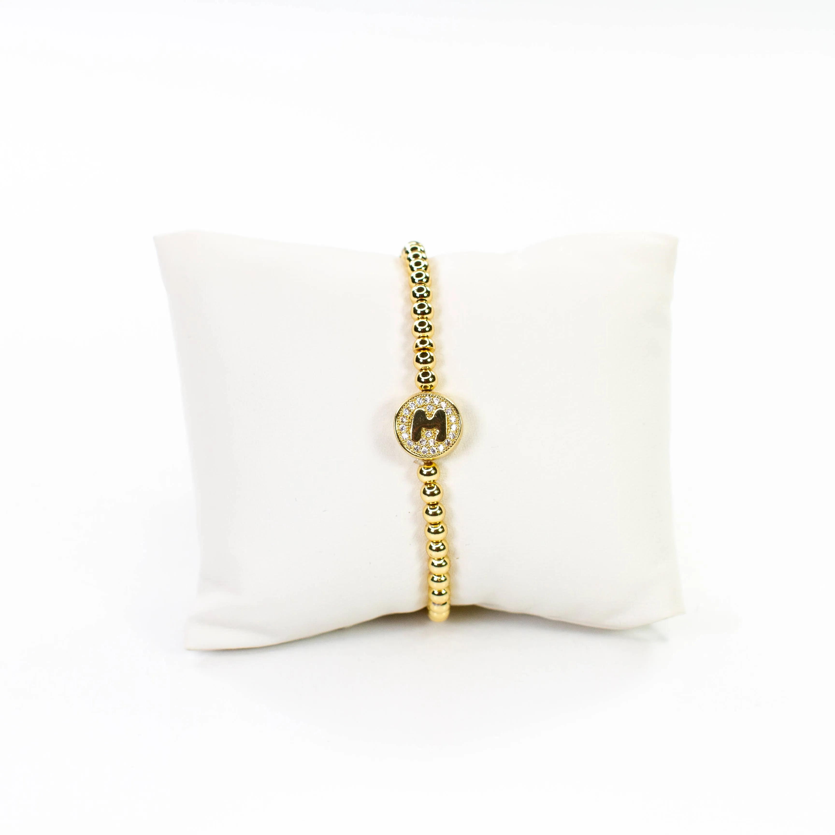 Initial Simulated Diamond Bracelet: E