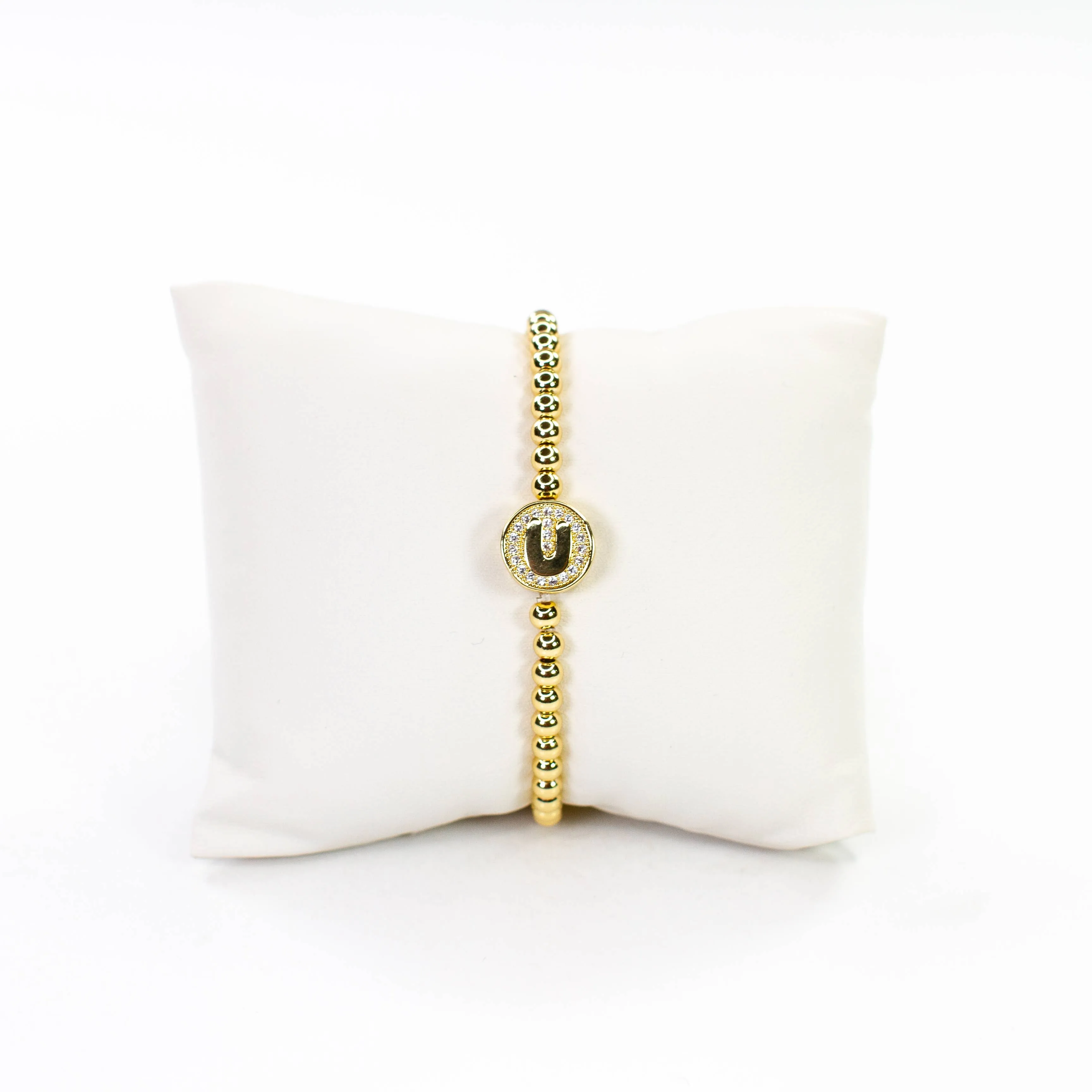 Initial Simulated Diamond Bracelet: E
