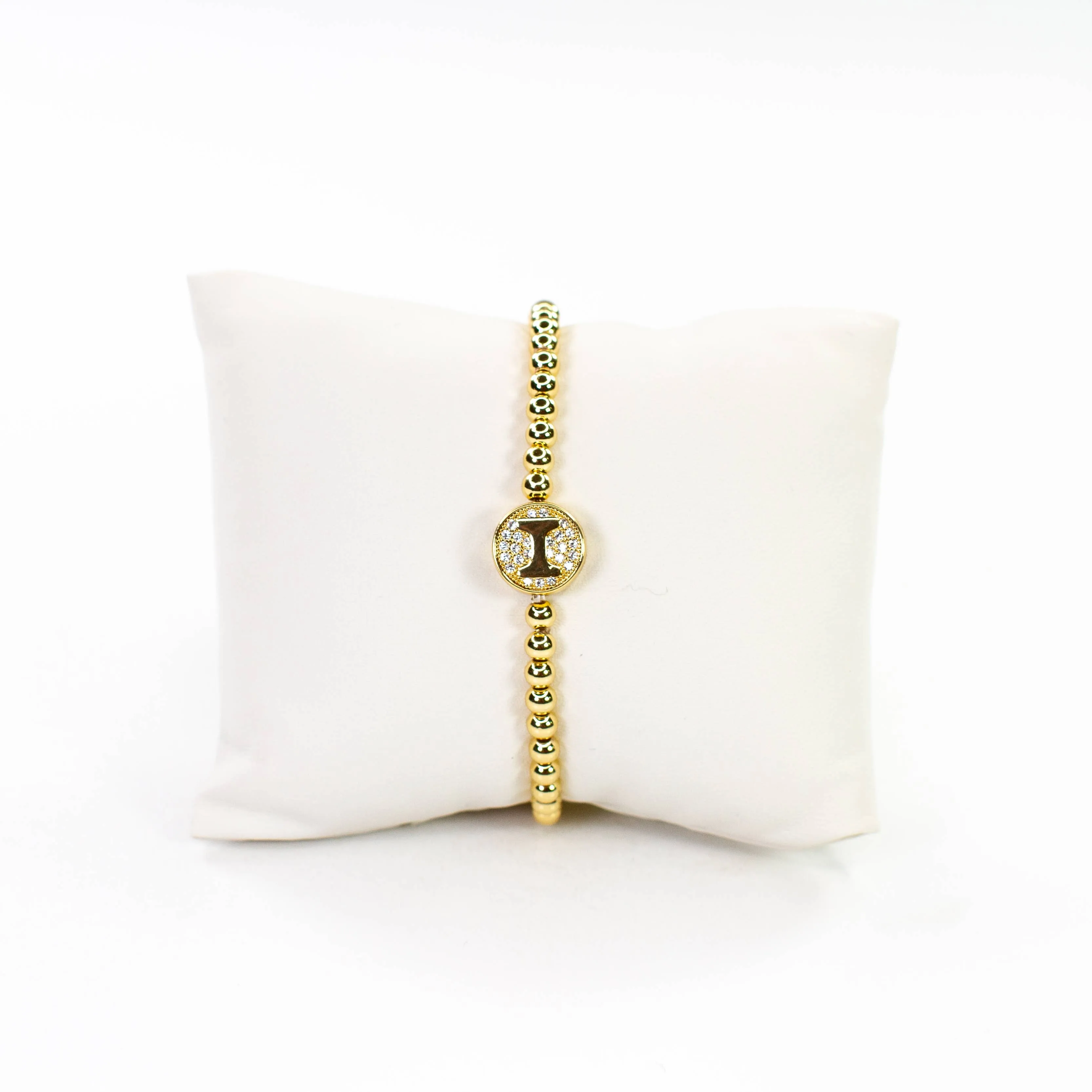 Initial Simulated Diamond Bracelet: E