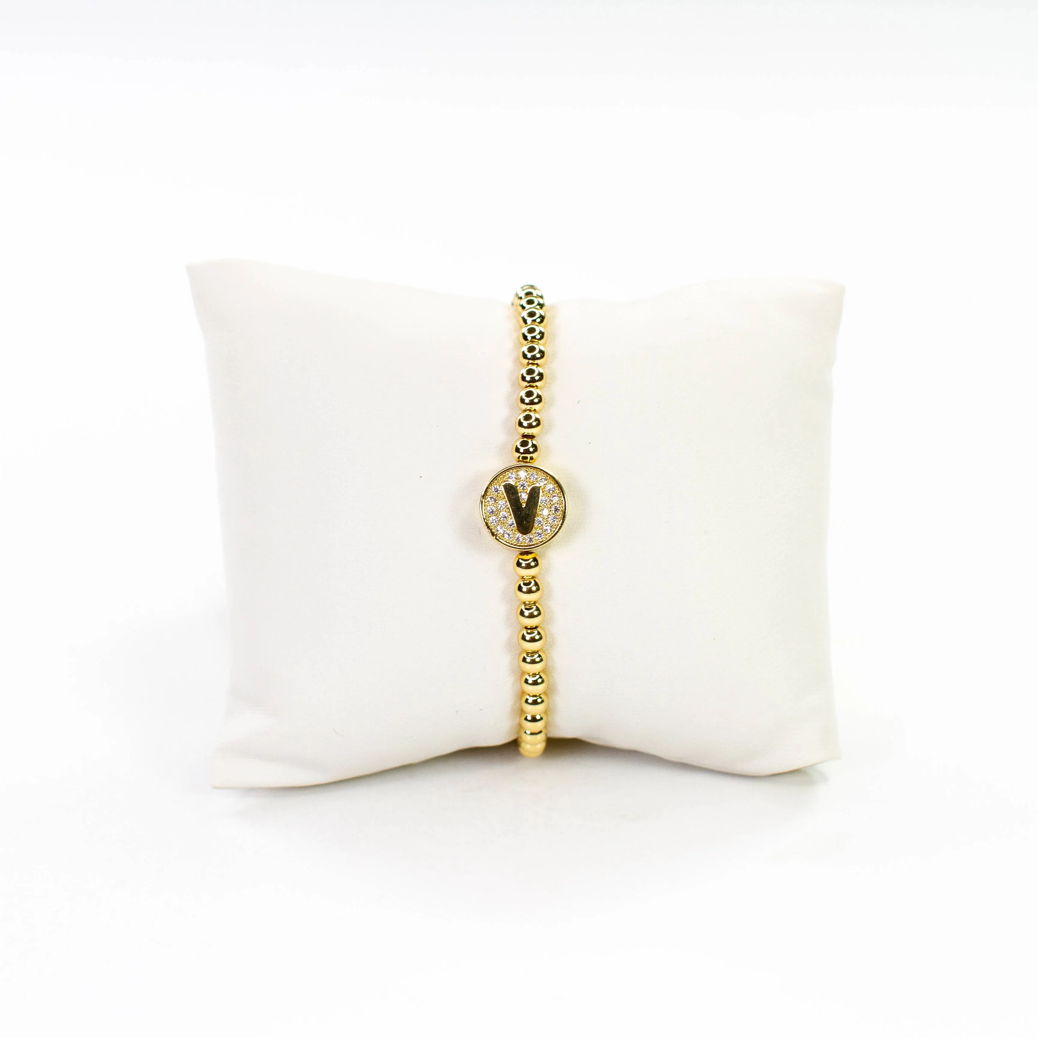 Initial Simulated Diamond Bracelet: E