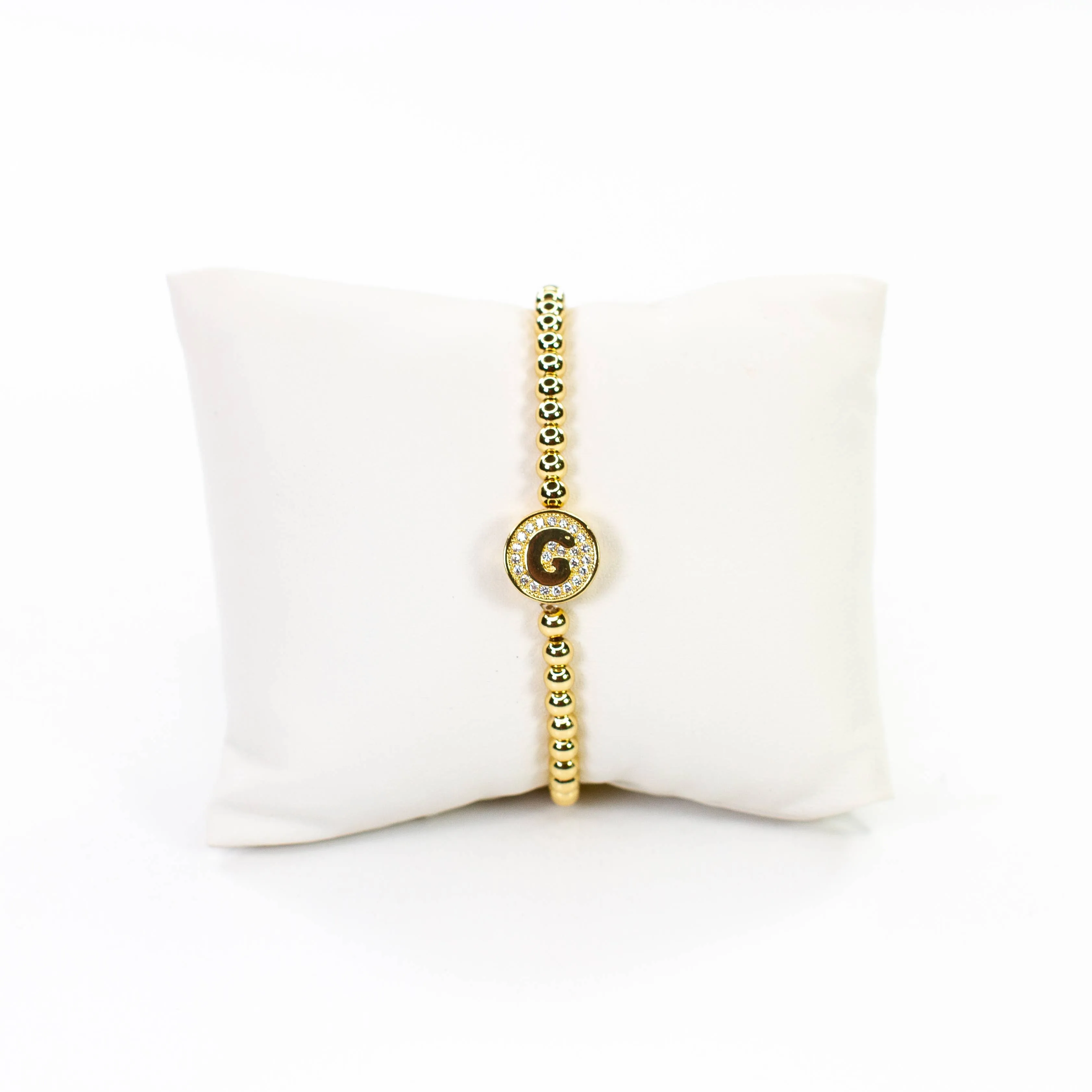 Initial Simulated Diamond Bracelet: E