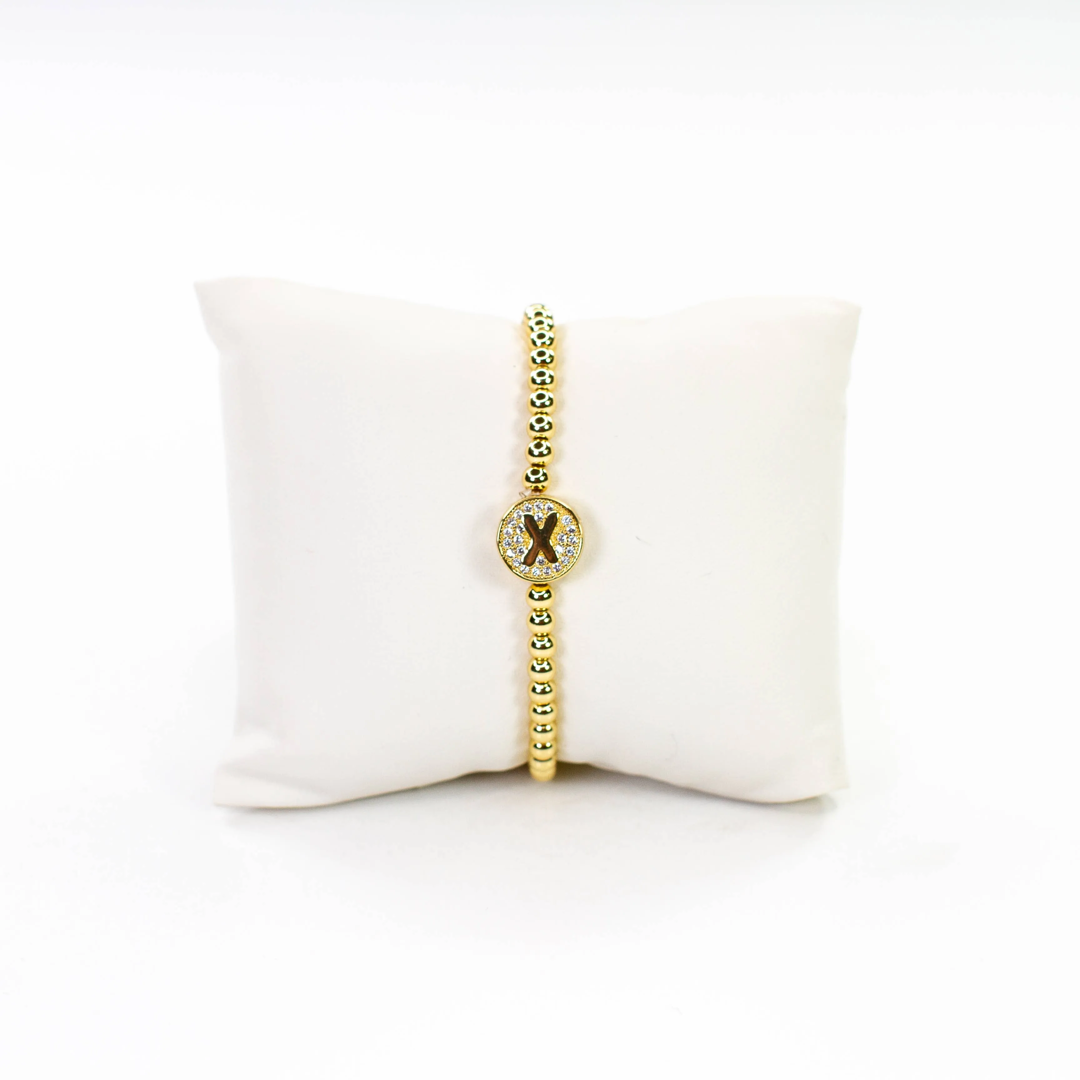Initial Simulated Diamond Bracelet: E