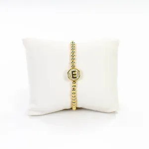 Initial Simulated Diamond Bracelet: E