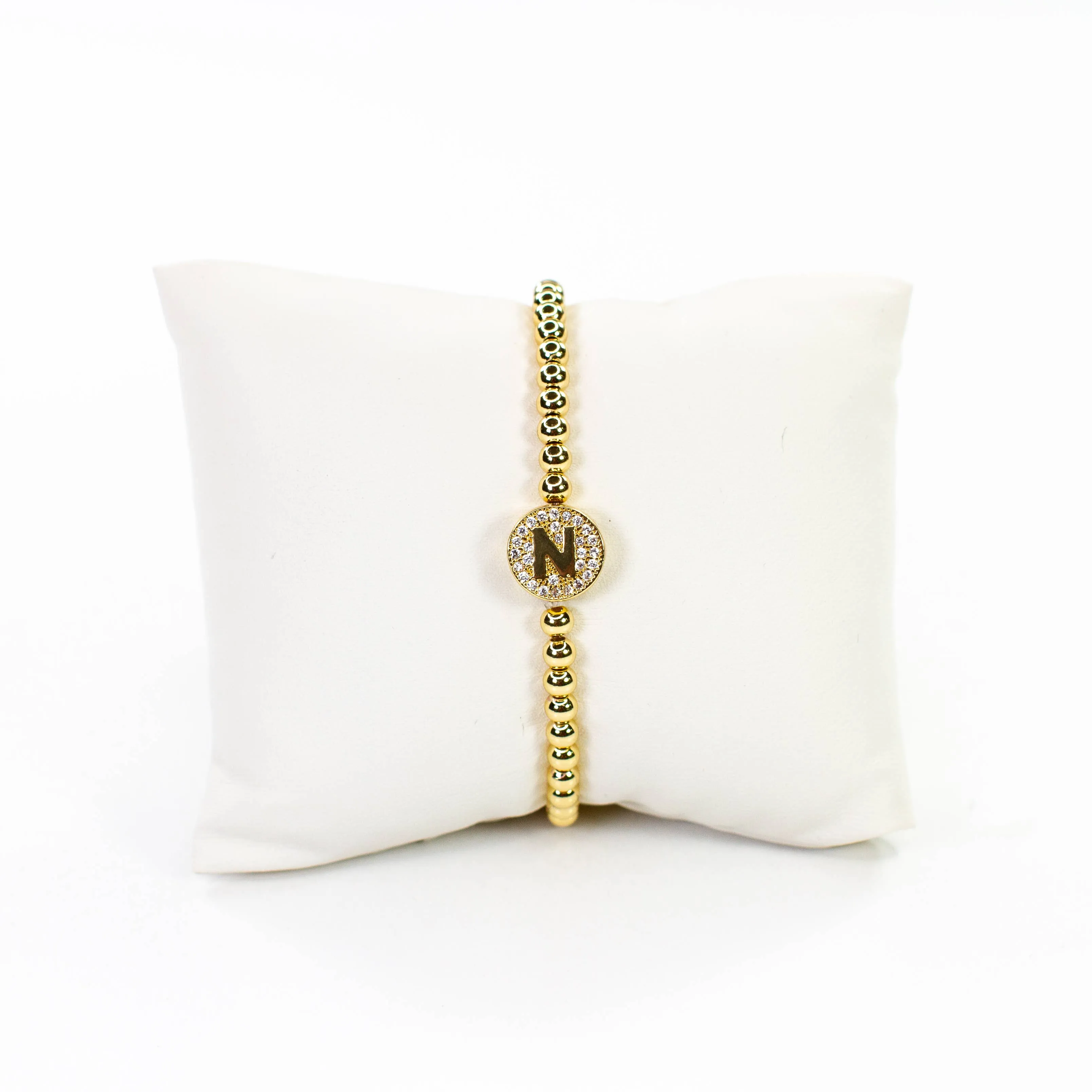 Initial Simulated Diamond Bracelet: E
