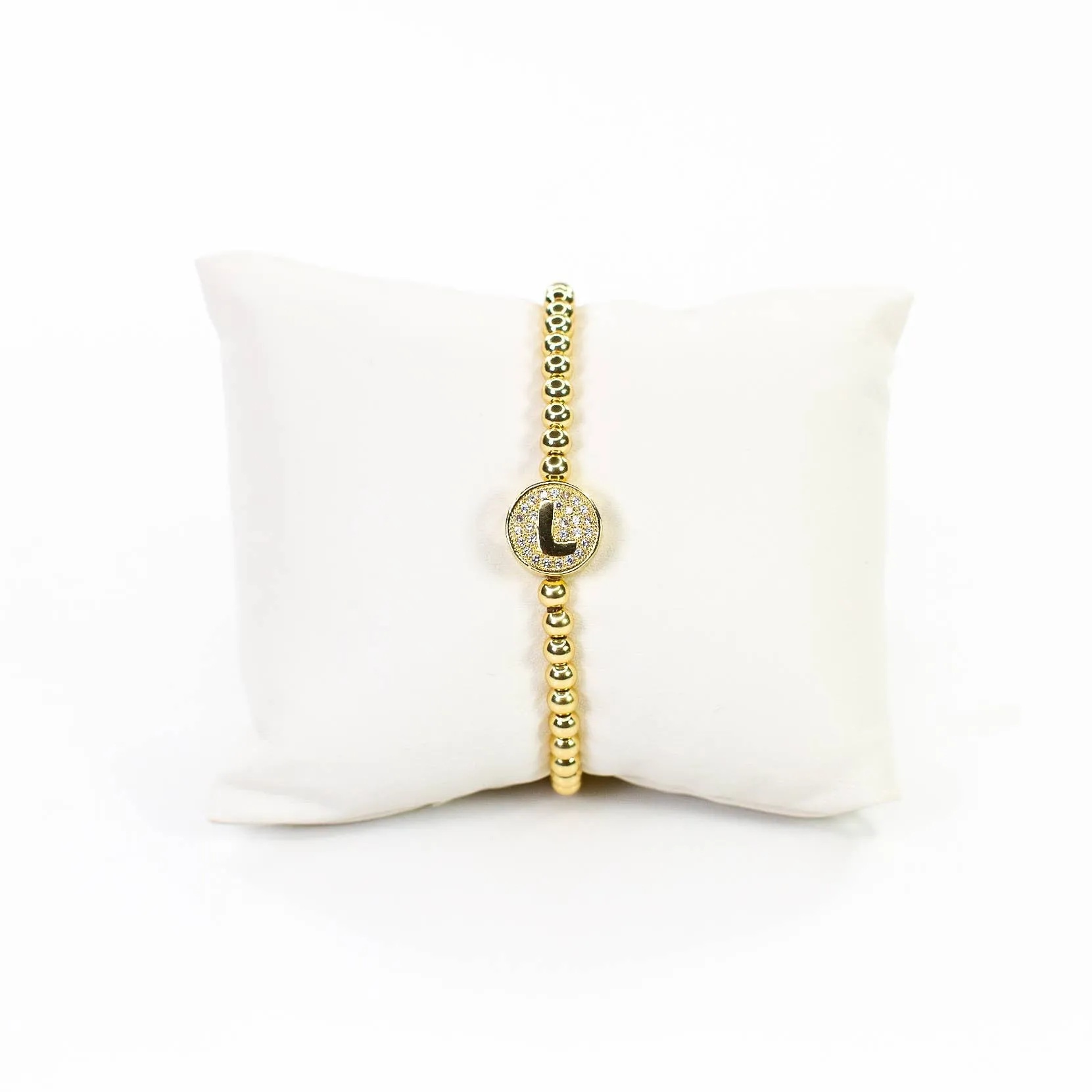 Initial Simulated Diamond Bracelet: E