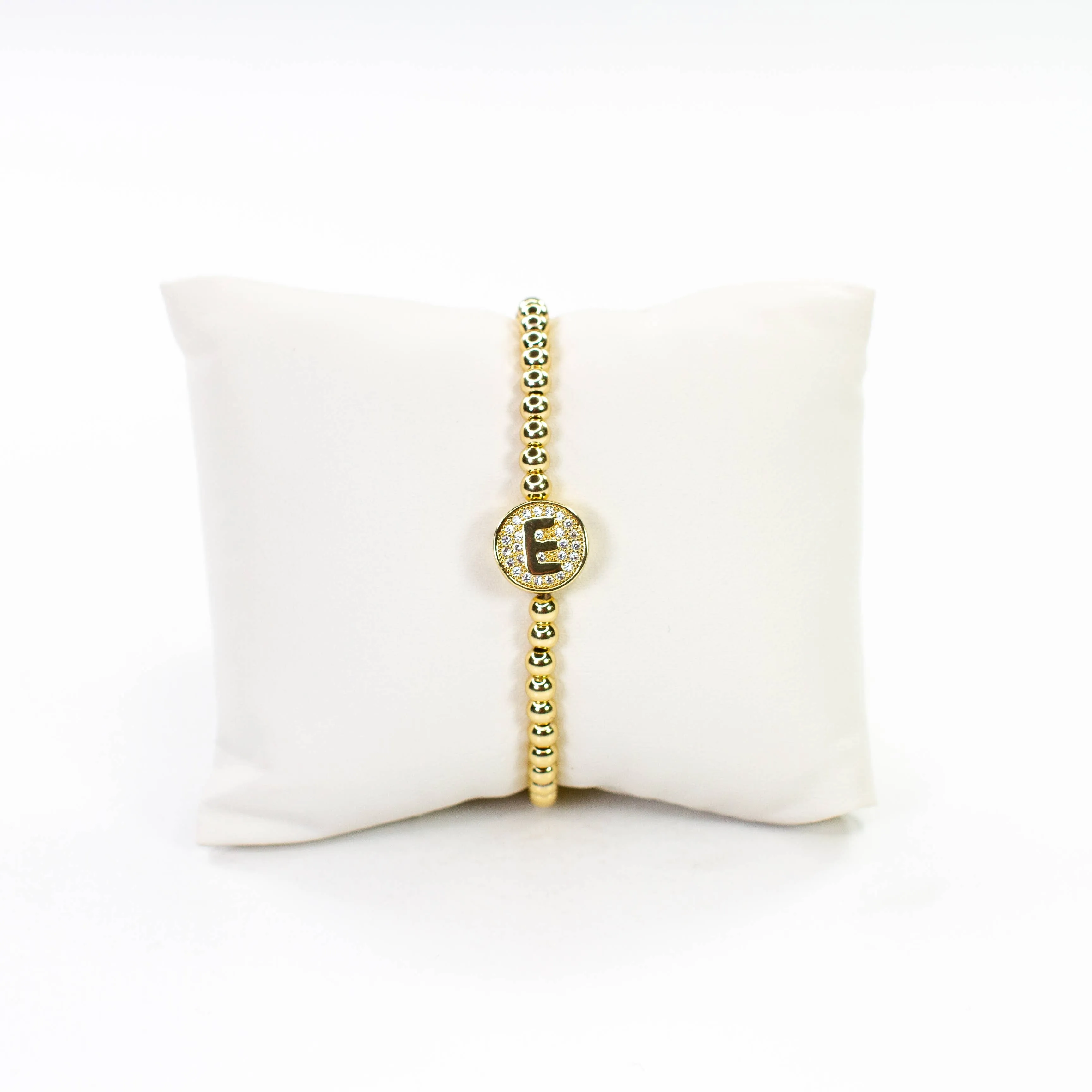 Initial Simulated Diamond Bracelet: E