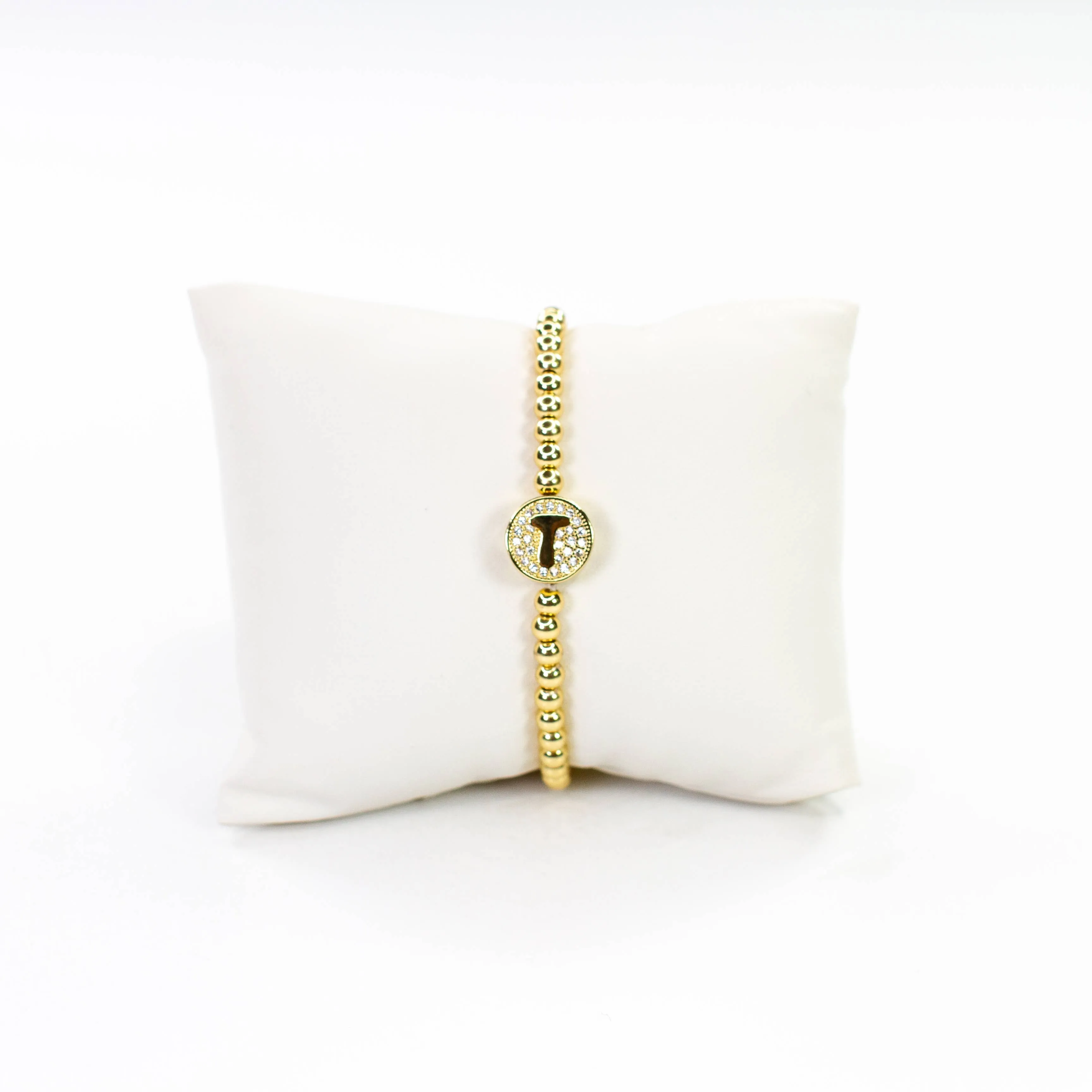 Initial Simulated Diamond Bracelet: E