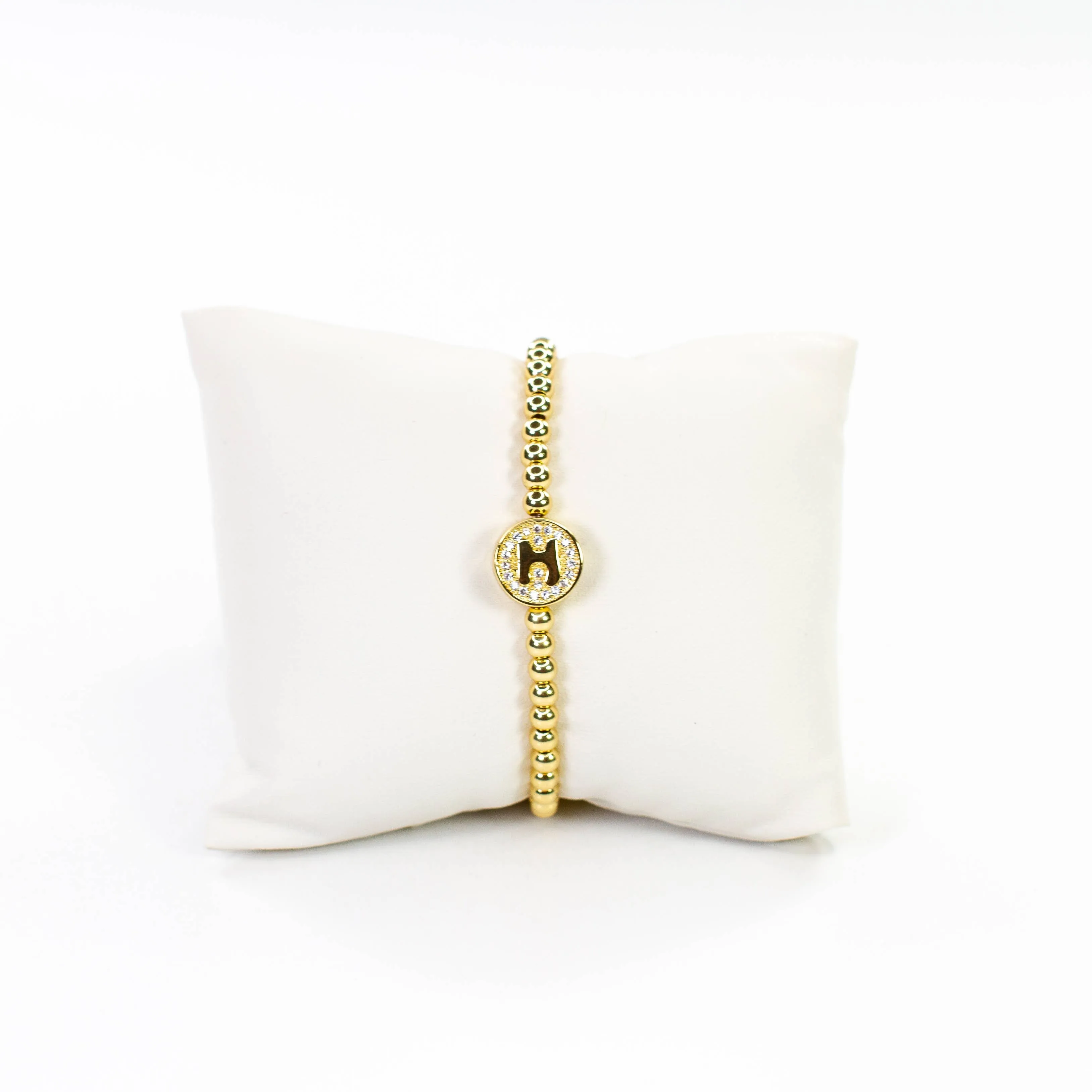Initial Simulated Diamond Bracelet: E