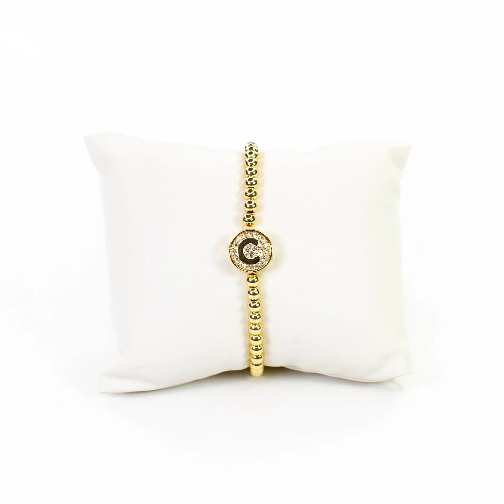 Initial Simulated Diamond Bracelet: E