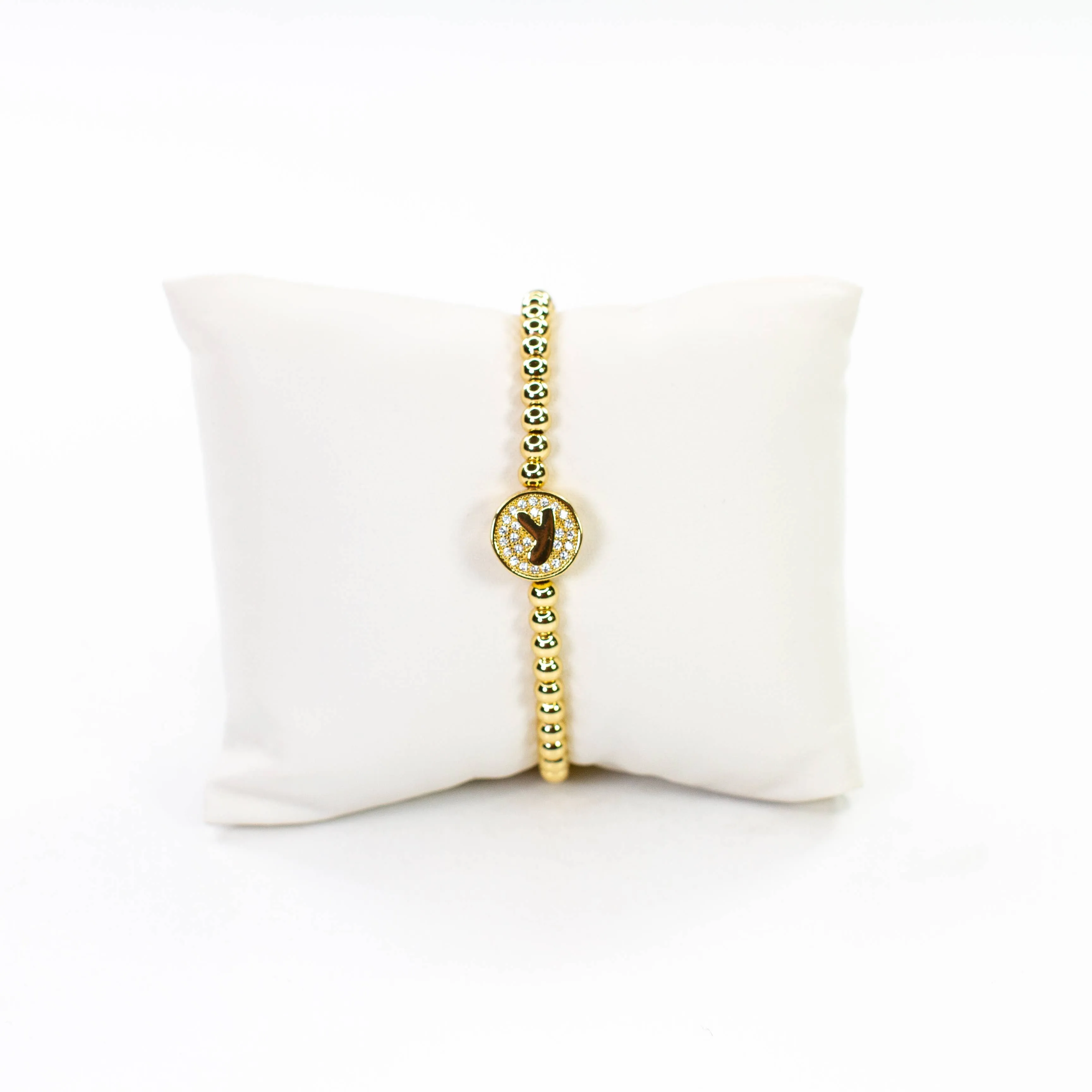 Initial Simulated Diamond Bracelet: E
