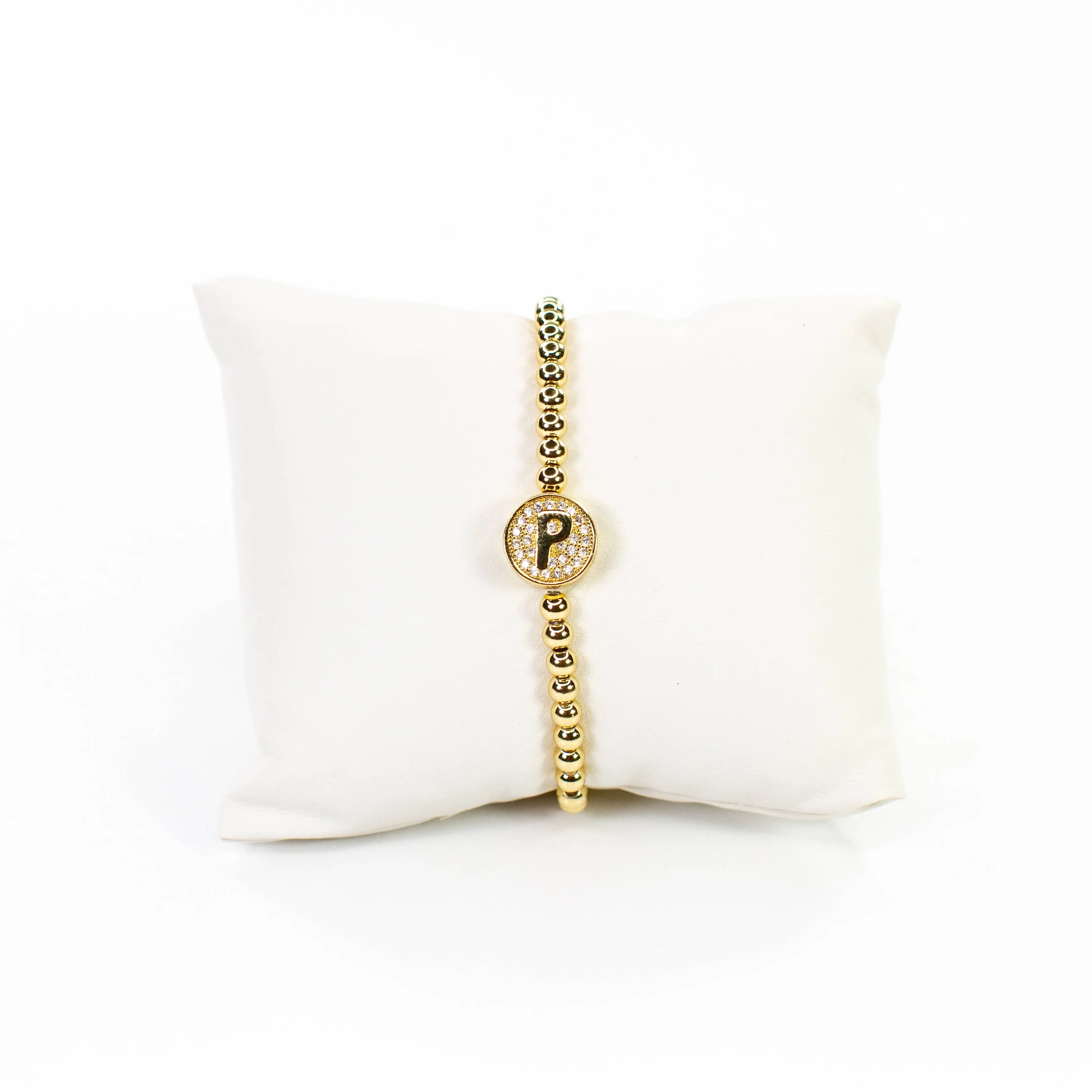 Initial Simulated Diamond Bracelet: E