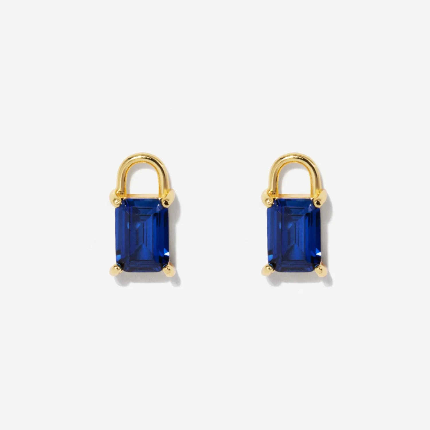 Iris Sapphire Earrings Charm