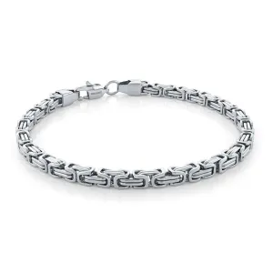 Italgem Stainless Steel (4.4mm) King Link Bracelet 7.5"