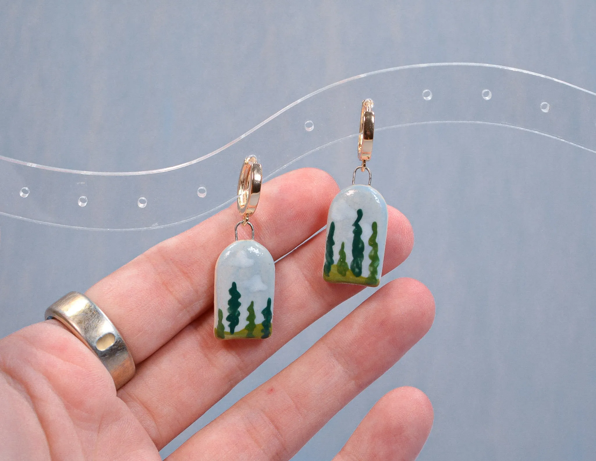 Italian Cypress Earrings