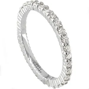 Jeff Cooper Round Diamond Eternity Wedding Band