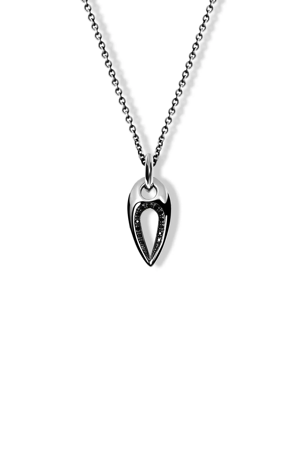 JOVANA DJURIC | MINI BLACK DIAMOND SEEKER NECKLACE