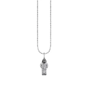 Kids Collection Gold & Diamond Astronaut Necklace