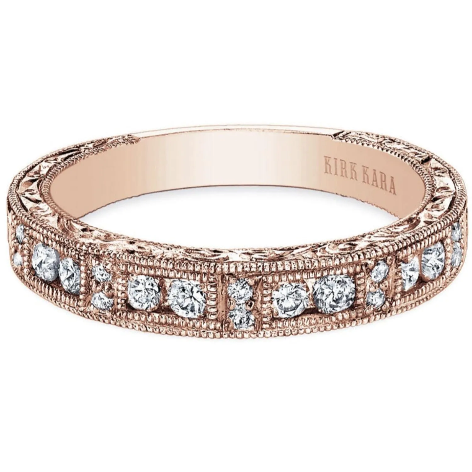 Kirk Kara "Charlotte" Princess Cut Diamond Wedding Band