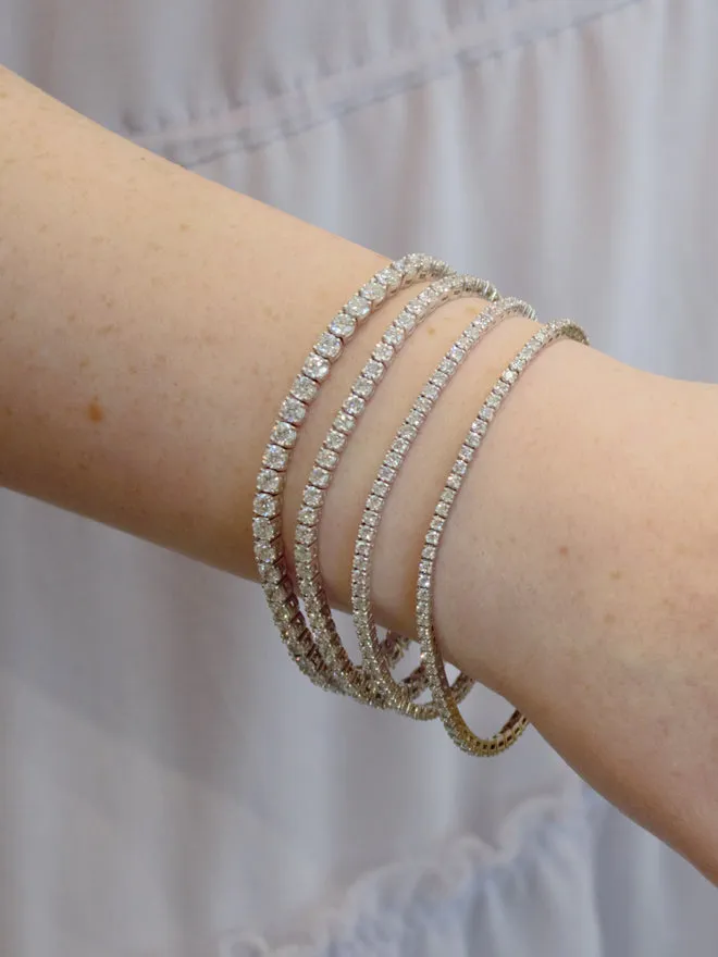 Lab Diamond Tennis Bracelet