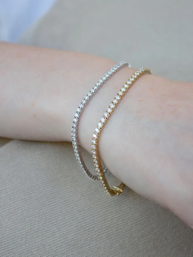 Lab Diamond Tennis Bracelet