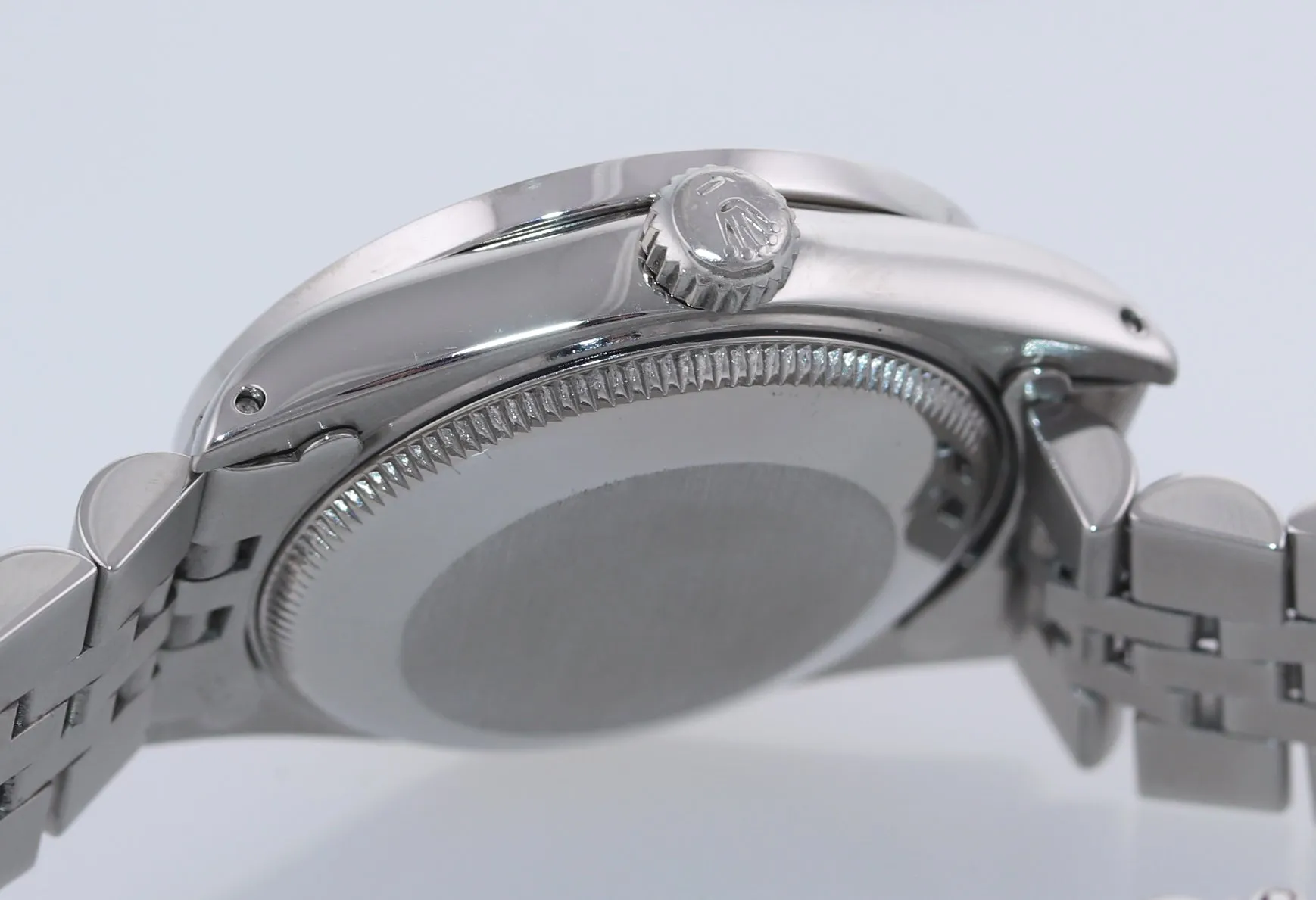 Ladies Rolex DateJust Mid-Size 31mm MOP Diamond 68240 Steel Jubilee Watch