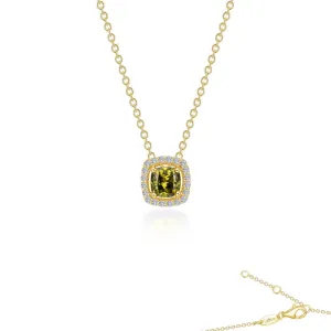Lafonn 0.76 CTW Cushion-Cut Halo Necklace