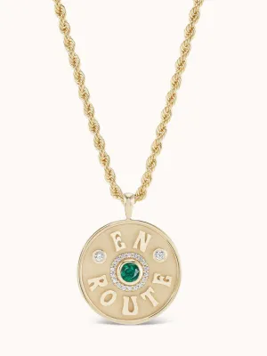 Large En Route Necklace Emerald