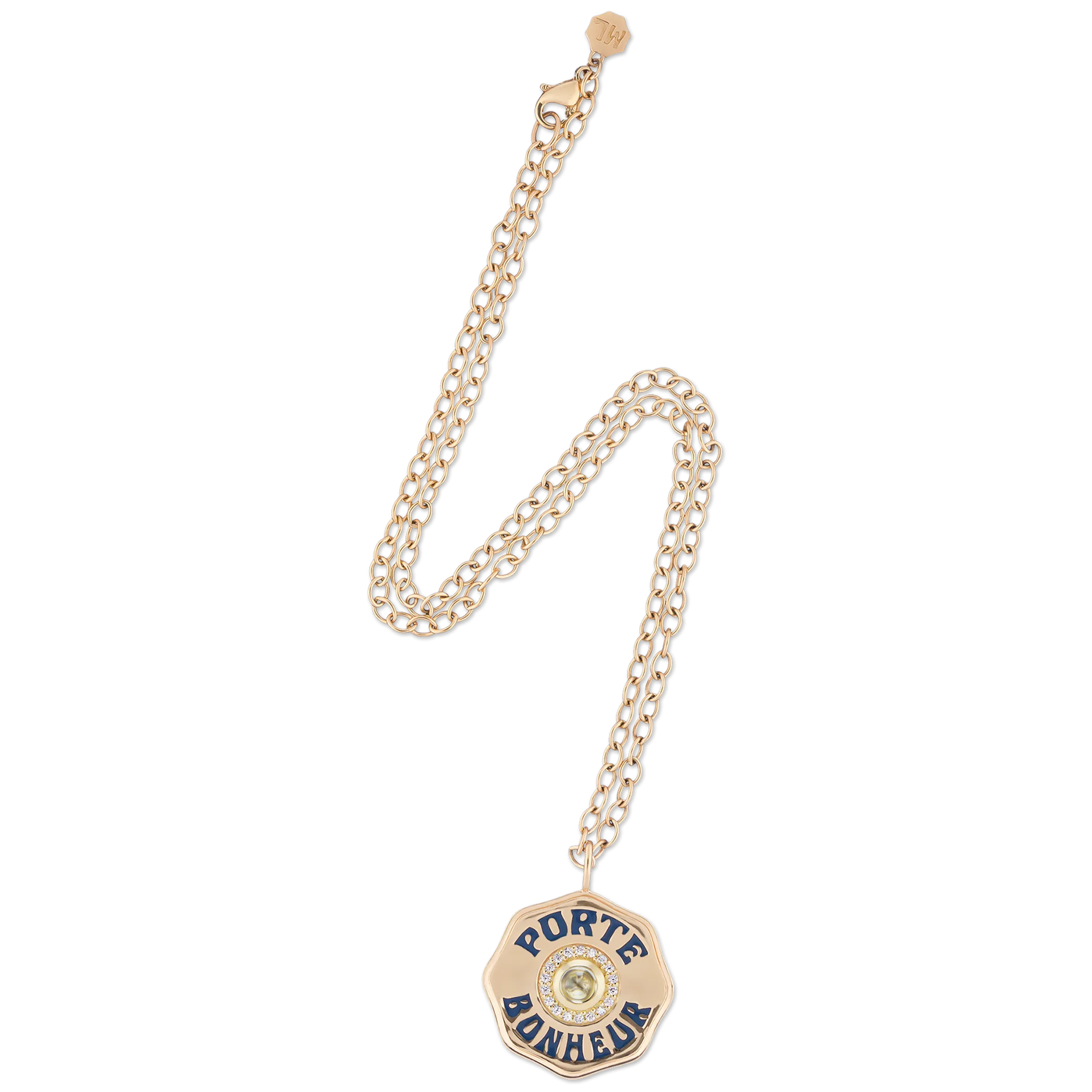 Large Porte Bonheur Aquamarine