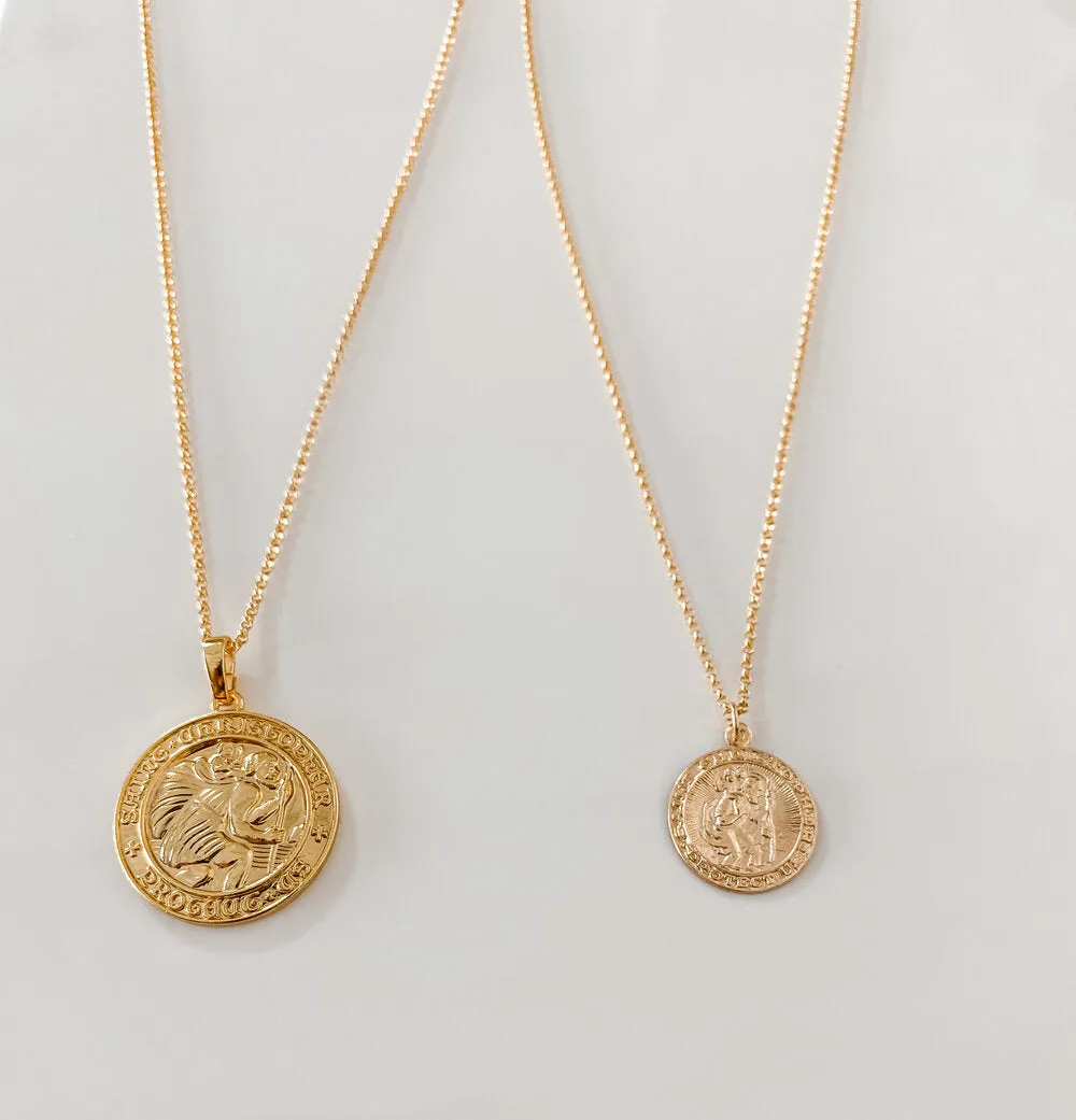LARGE SAINT CHRISTOPHER PENDANT
