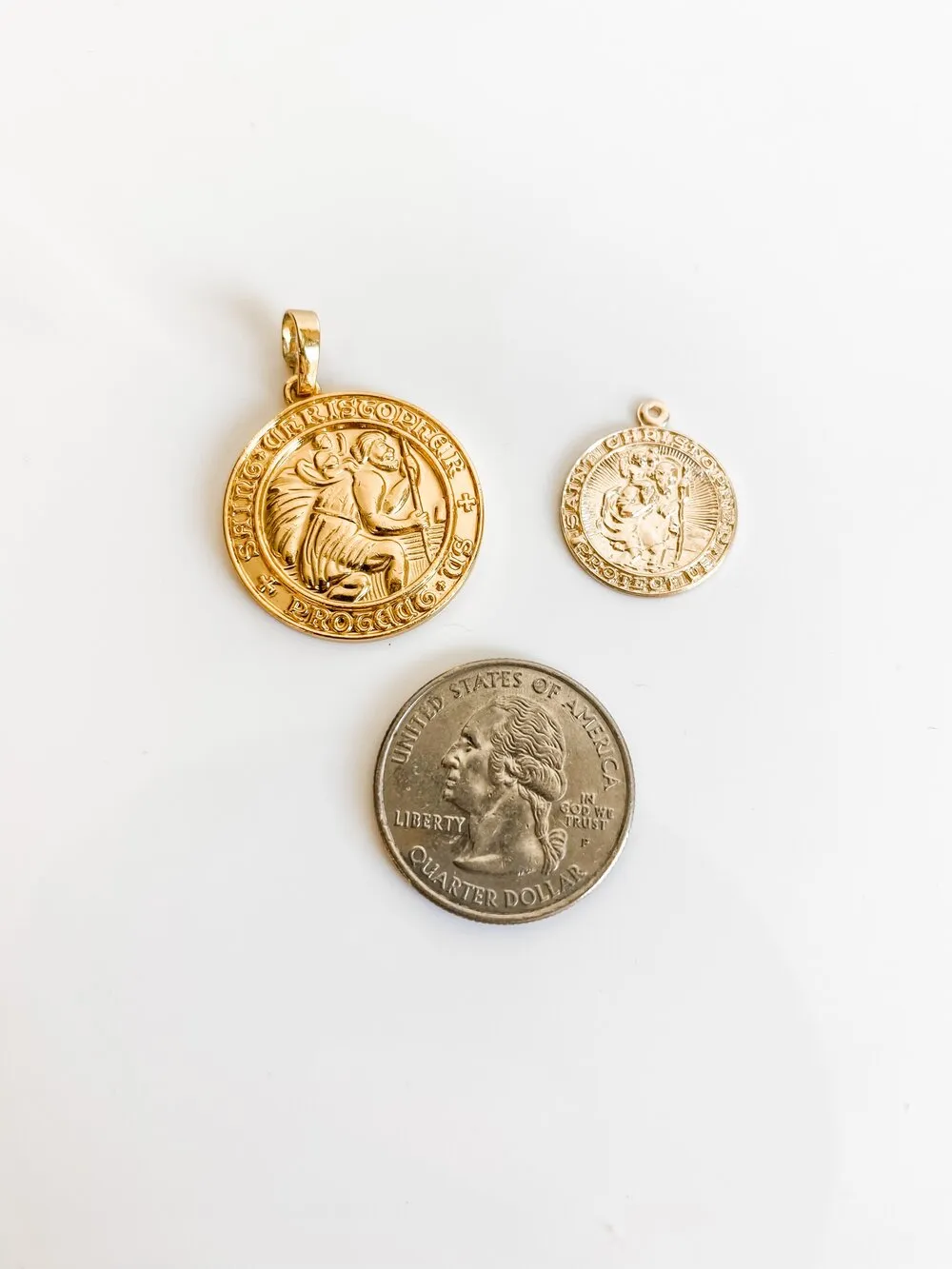 LARGE SAINT CHRISTOPHER PENDANT
