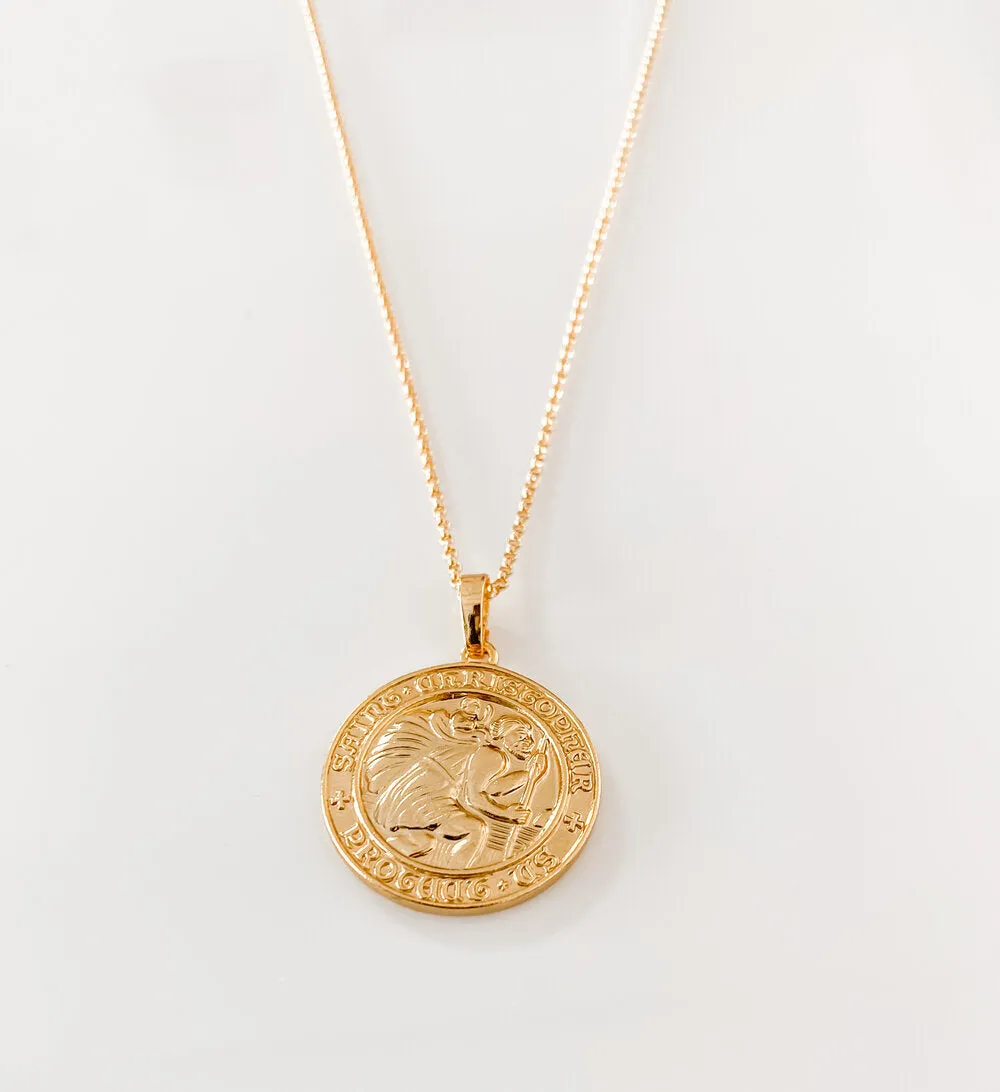 LARGE SAINT CHRISTOPHER PENDANT
