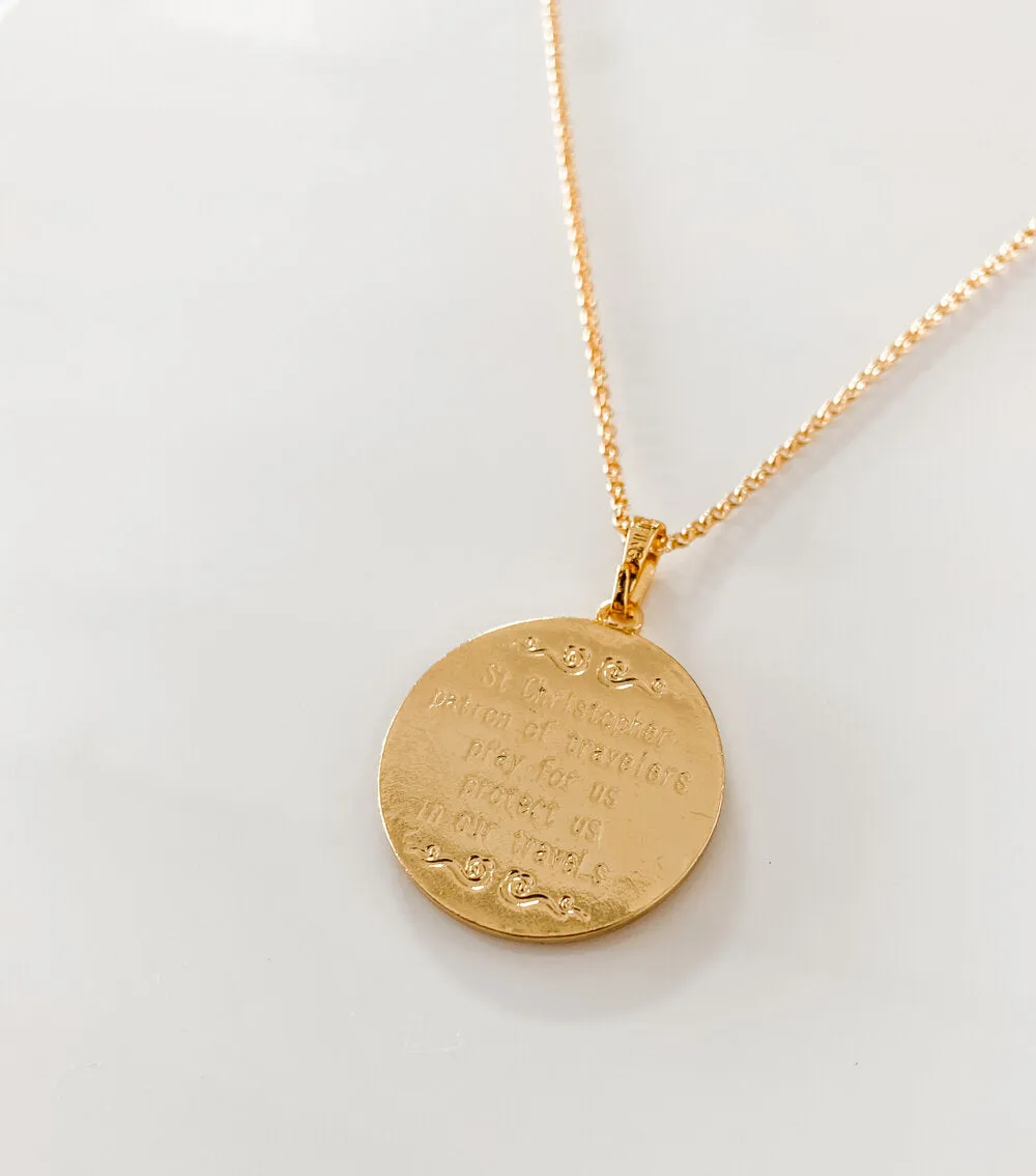 LARGE SAINT CHRISTOPHER PENDANT