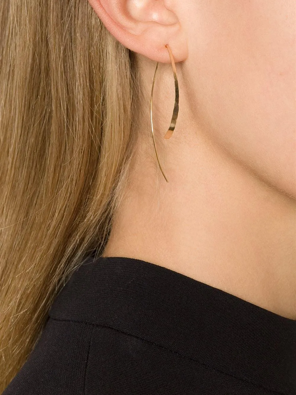 Large Sterling Silver "Wishbone" Earrings