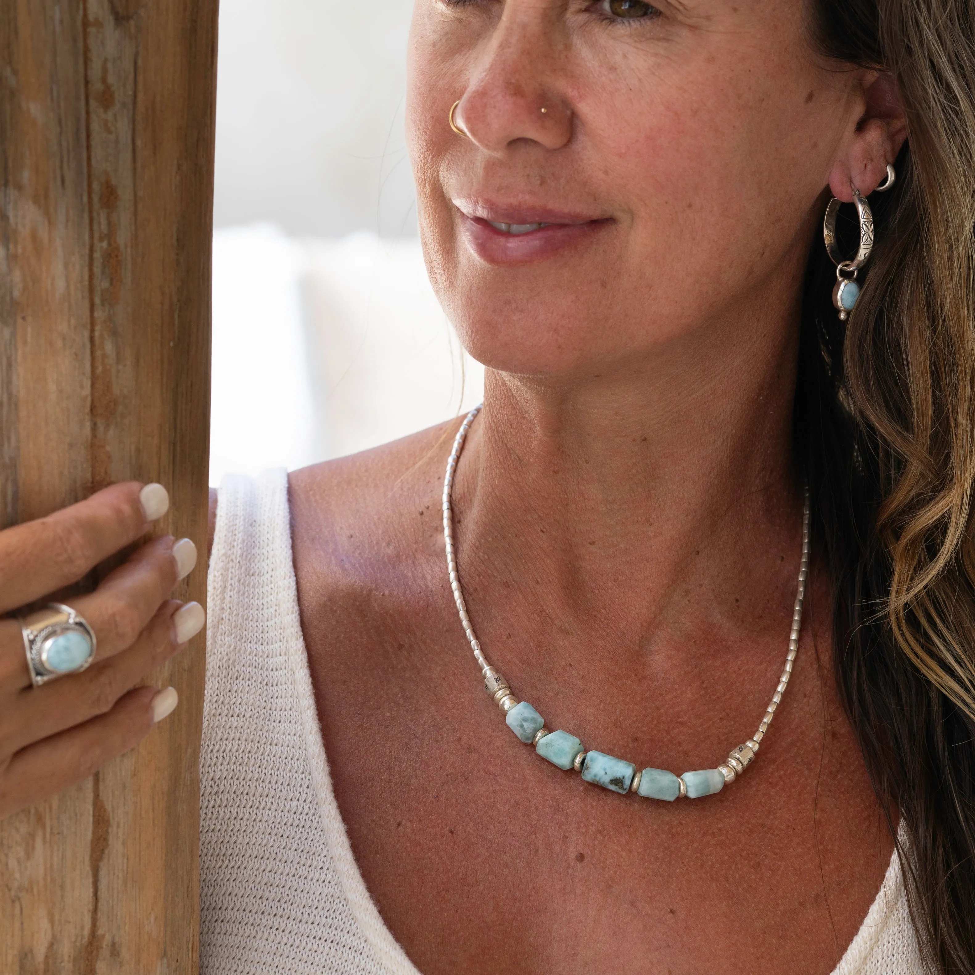 Larimar Bliss Hoops