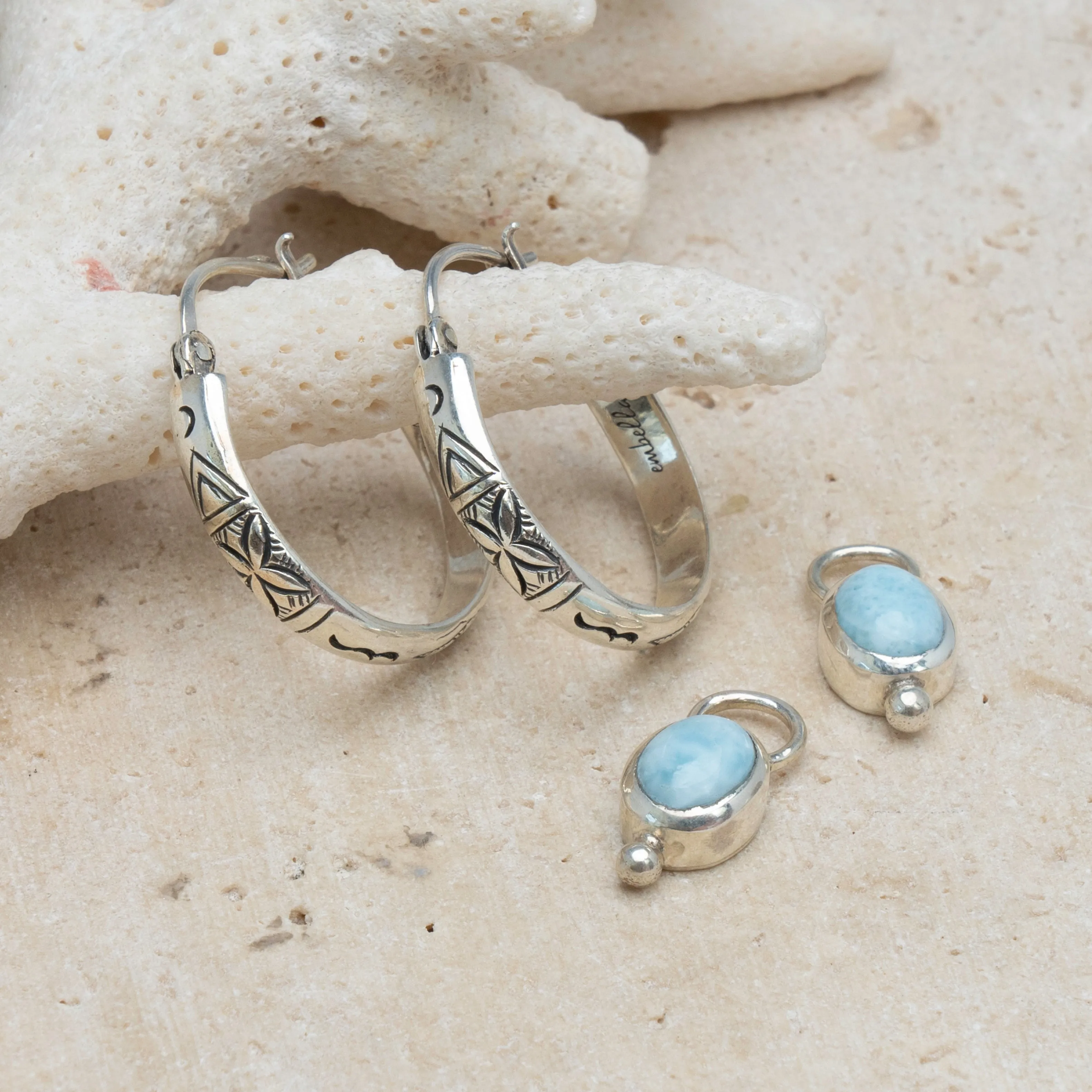 Larimar Bliss Hoops