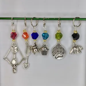 Legends are Lessons Stitch Marker Set