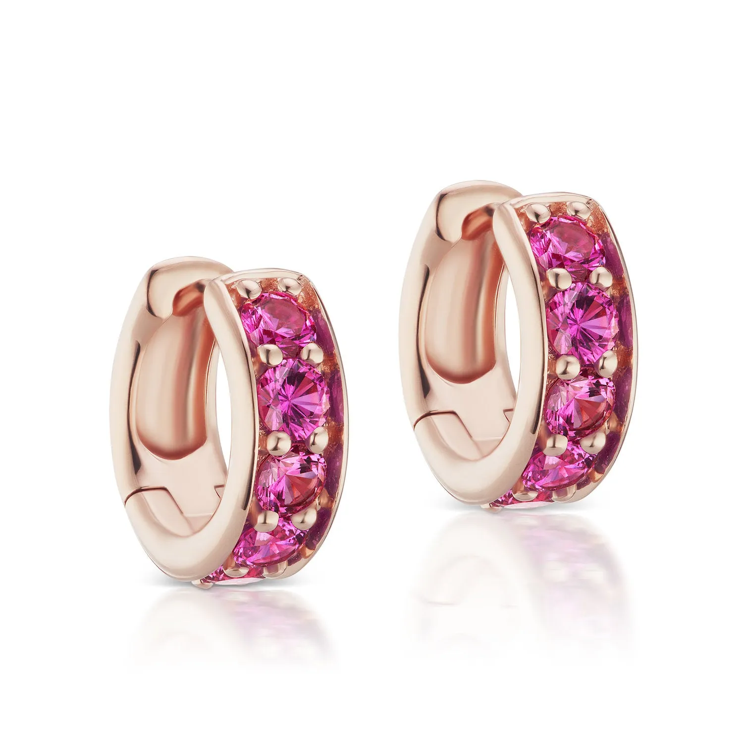 Limited Edition Petite Chubby Gemstone Hoop Earrings